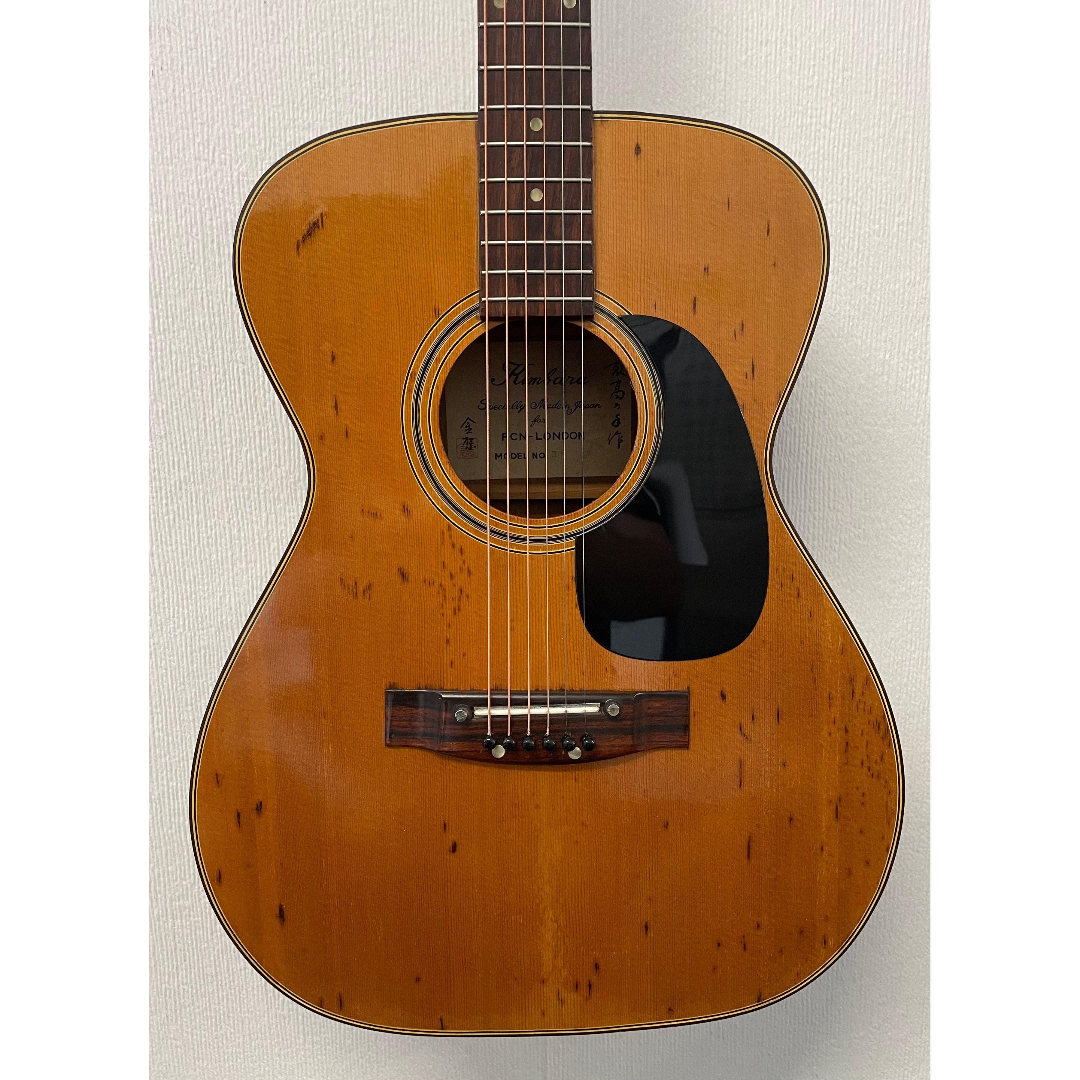 Kimbara FCN-London Folk Acoustic Guitar Made in Japan No.30 in Natural Gloss Pre-Owned