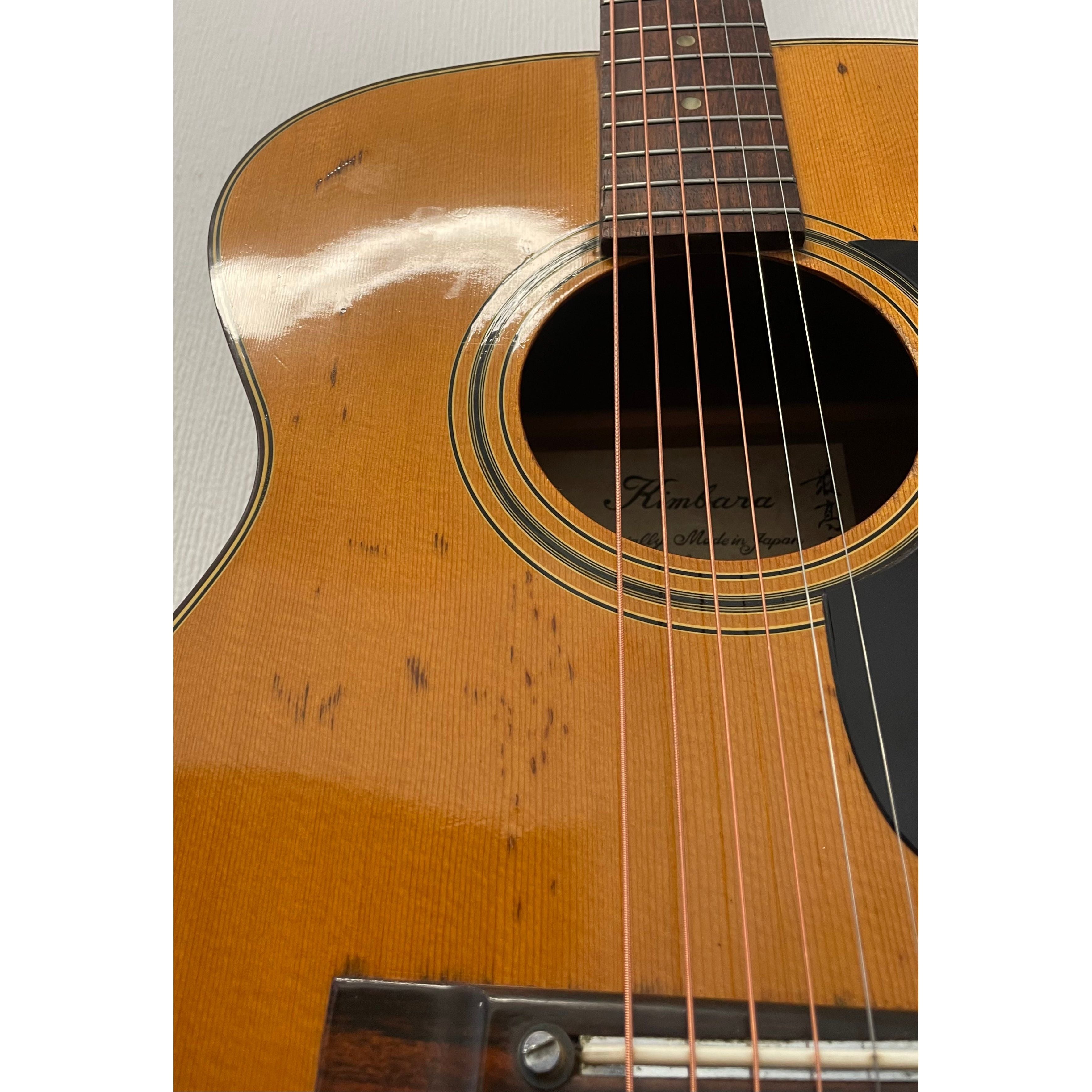 Kimbara FCN-London Folk Acoustic Guitar Made in Japan No.30 in Natural Gloss Pre-Owned