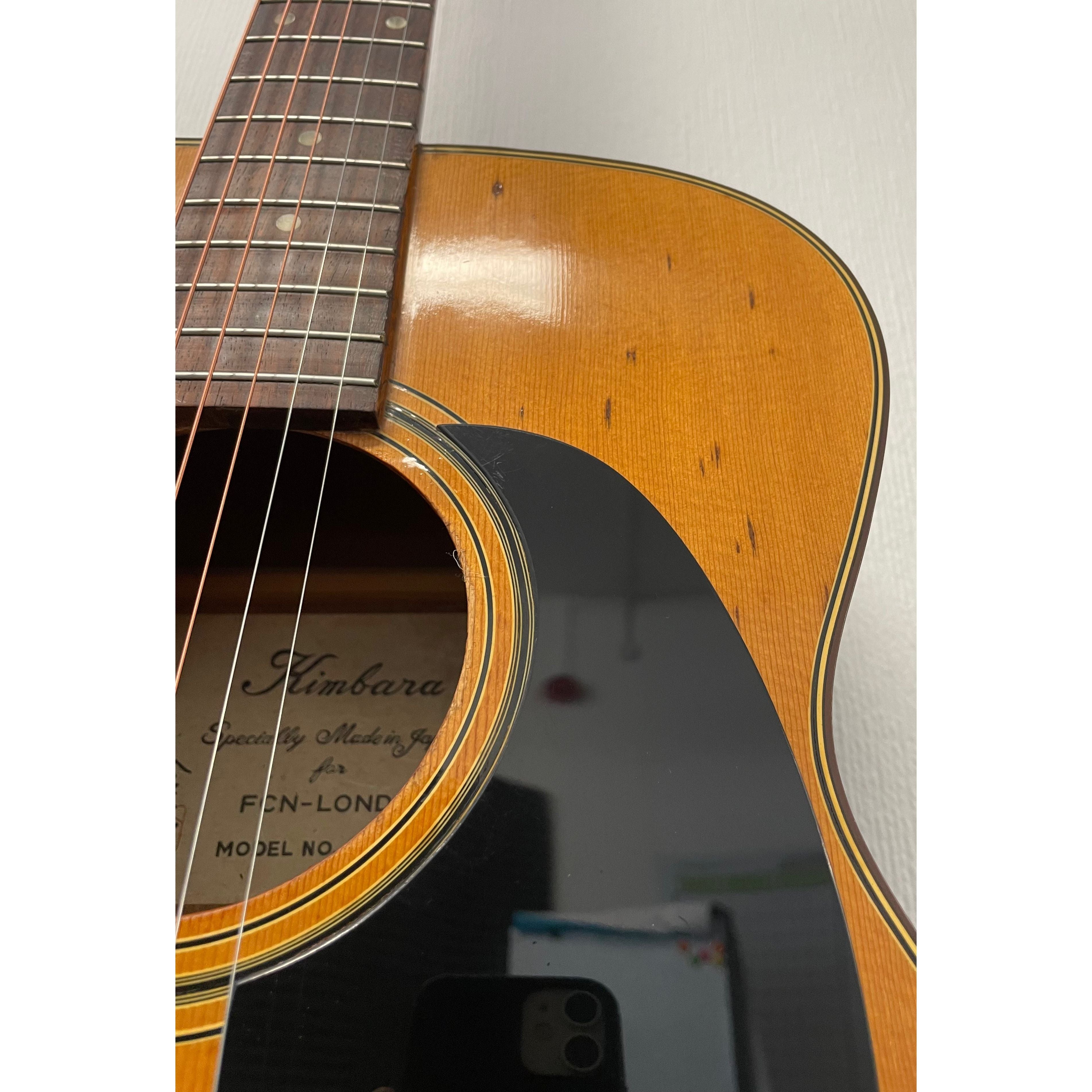 Kimbara FCN-London Folk Acoustic Guitar Made in Japan No.30 in Natural Gloss Pre-Owned