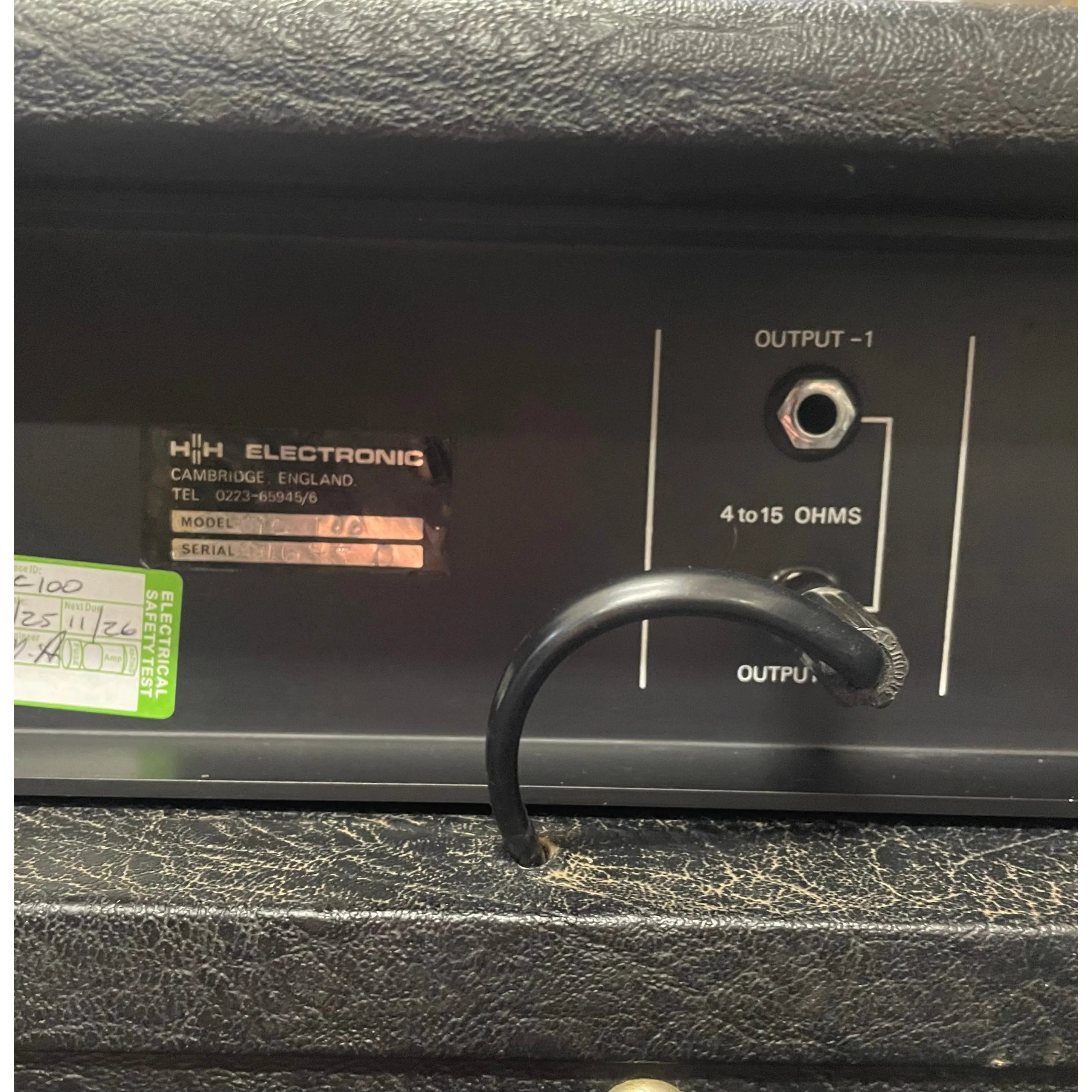 HH Electronics Rare 1970s IC100 Combo Electric Guitar Amplifier Pre-Owned