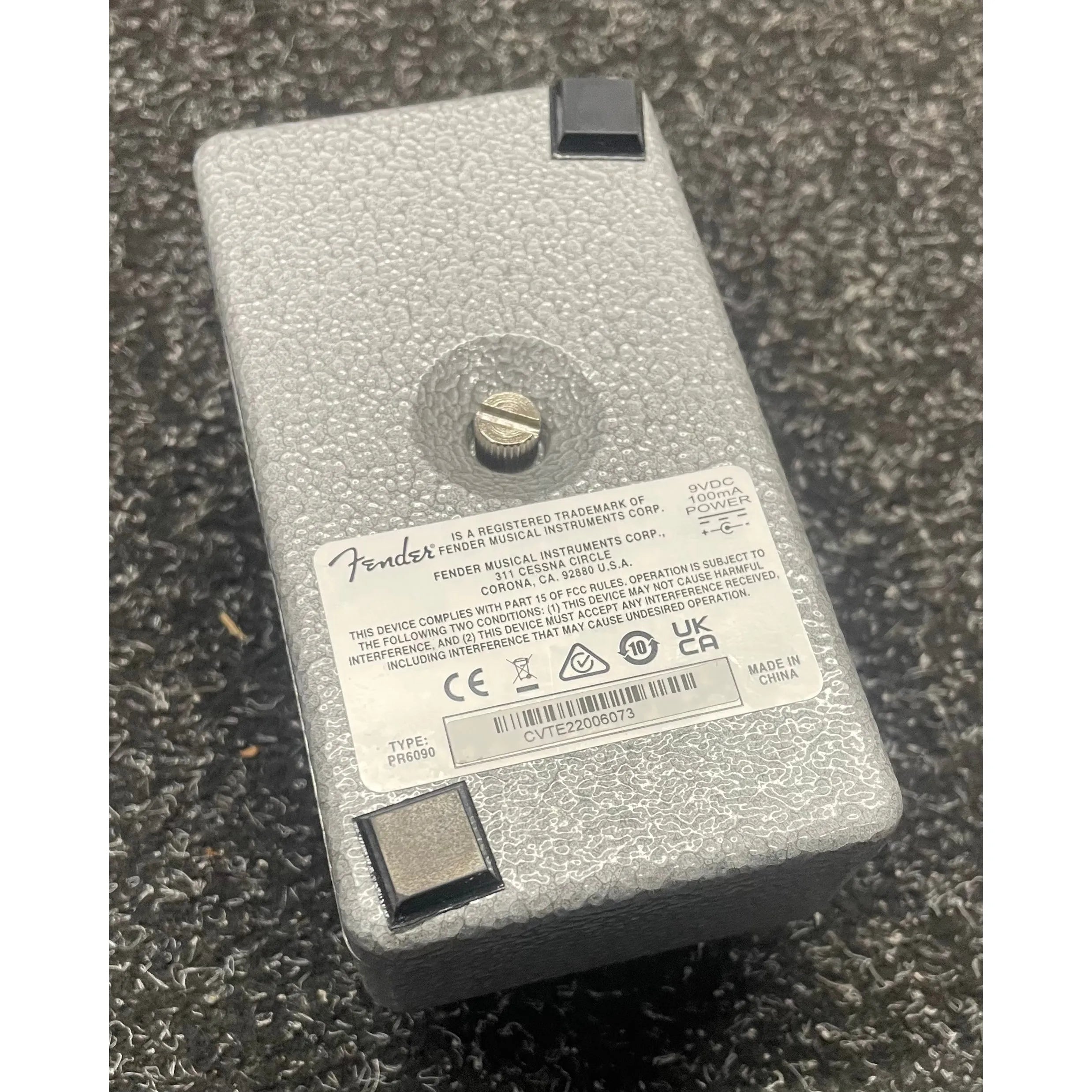 Fender Hammertone Reverb Guitar Effects Pedal Pre-Owned