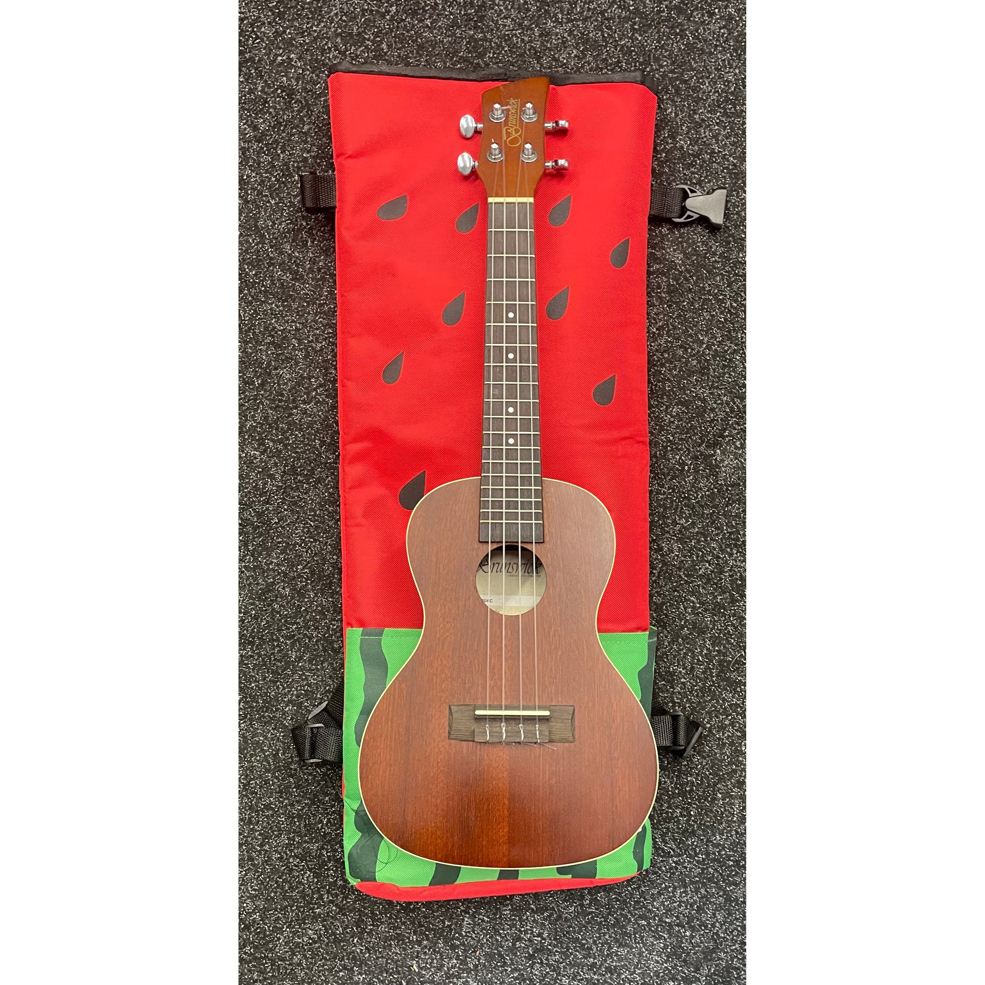 Brunswick Concert Ukulele in Mahogany BU4C with Watermelon Gigbag Pre-Owned