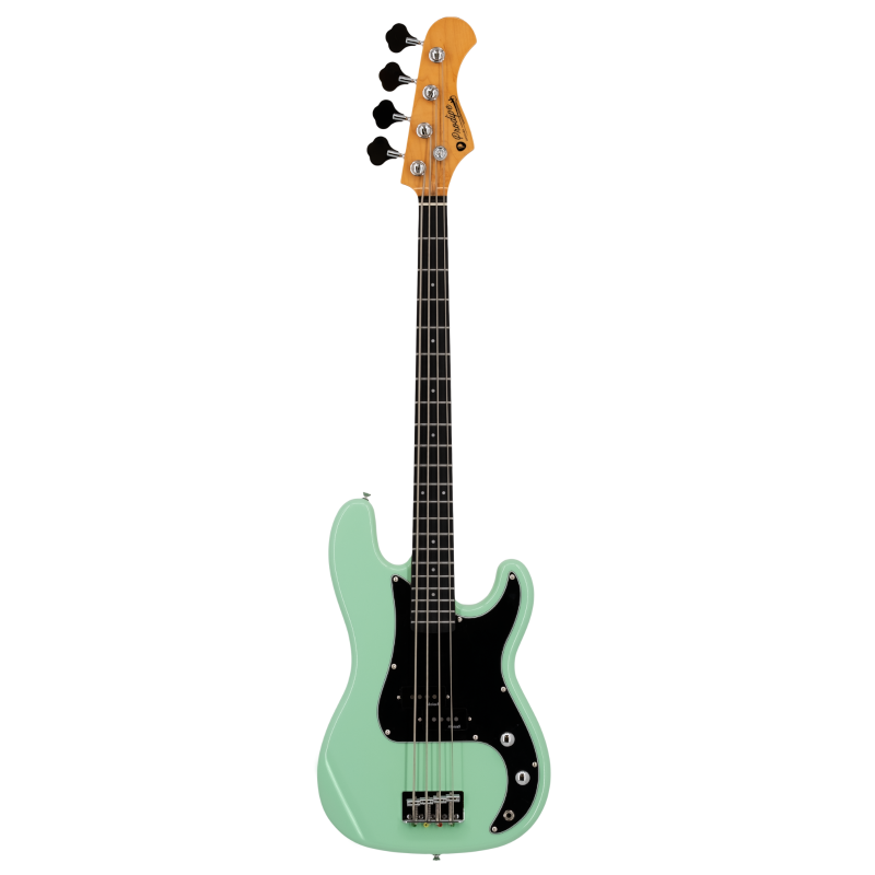 Prodipe PB Junior Car Bass Guitar in Surf Green