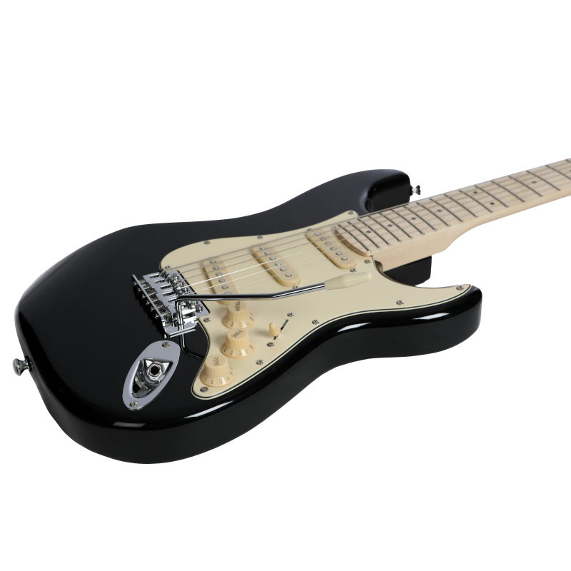 Prodipe ST Junior 3/4 Size Electric Guitar in Black + Bag