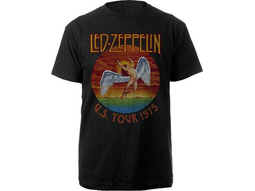 Led Zeppelin Unisex T-Shirt: USA Tour '75