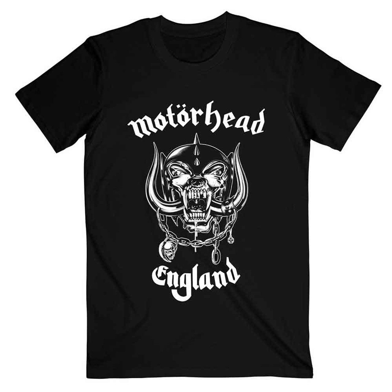Motorhead Unisex T-Shirt: England in Black
