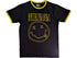 Nirvana Unisex Ringer T-Shirt: Outline Happy Face