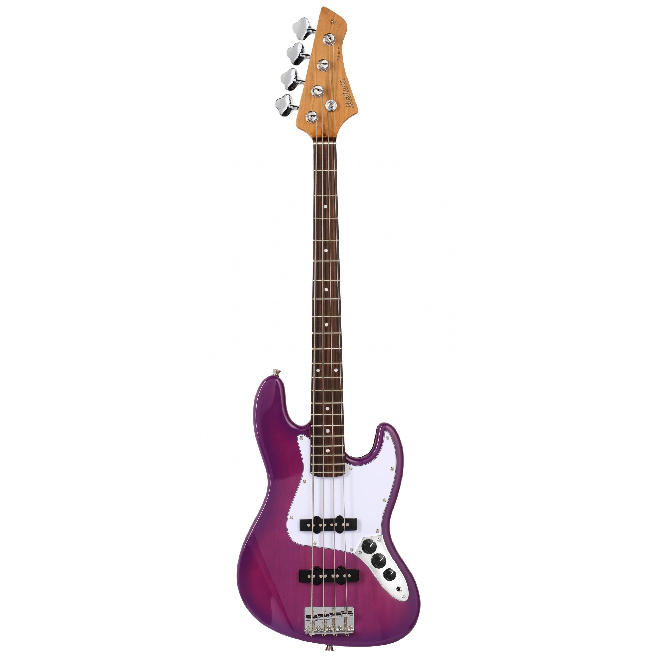 Northstar Littlestar NL6JP Electric Bass Guitar in Thru Purple