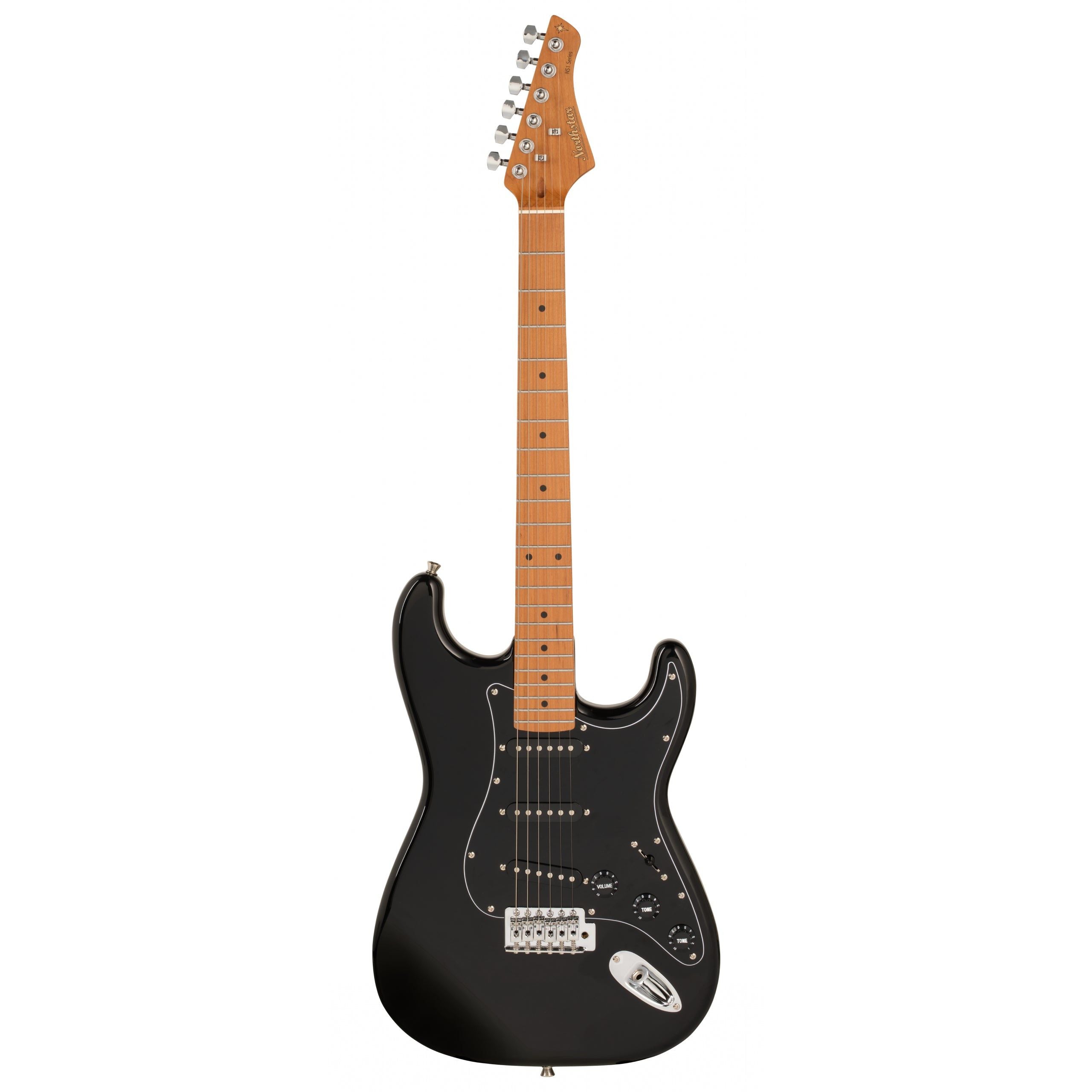 Northstar NS1BK Electric Guitar in Solid Black