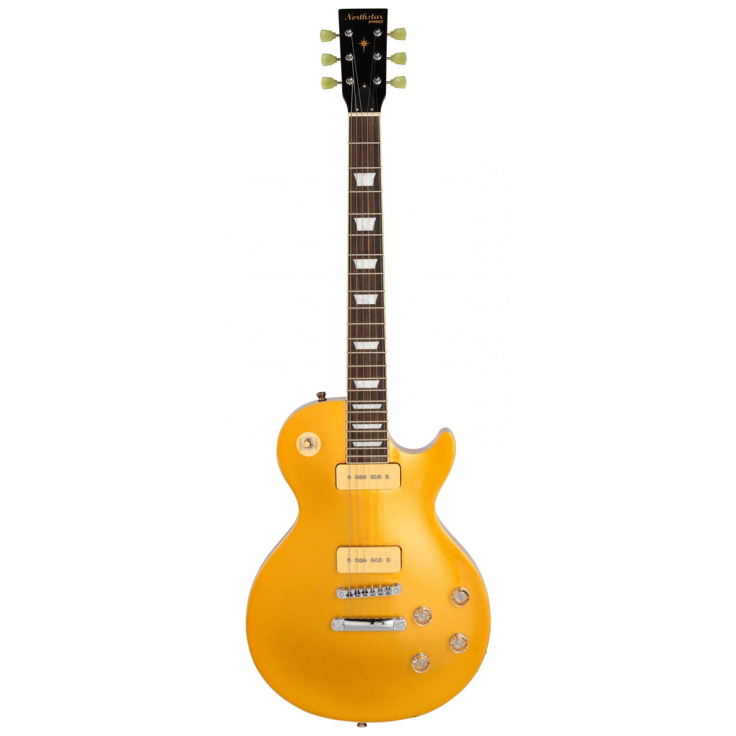 Northstar Pro NSP3GT Electric Guitar in Metallic Gold Top