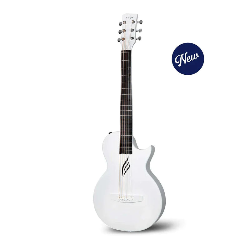 Enya Nova Go White Carbon Fibre Guitar