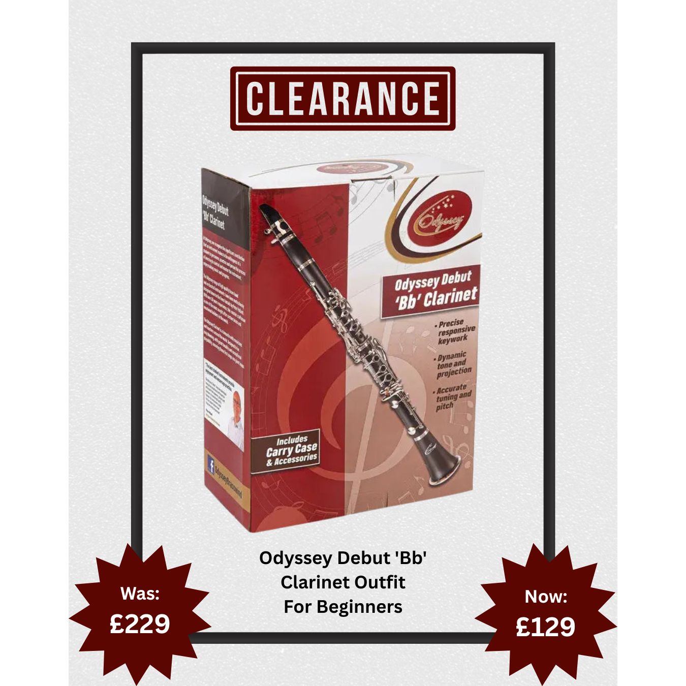 Odyssey Debut 'Bb' Clarinet Outfit