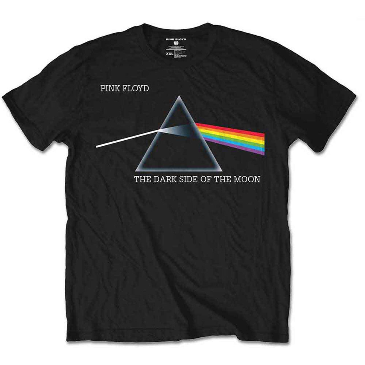 Pink Floyd Unisex T-Shirt: Dark Side of the Moon Courier in Black