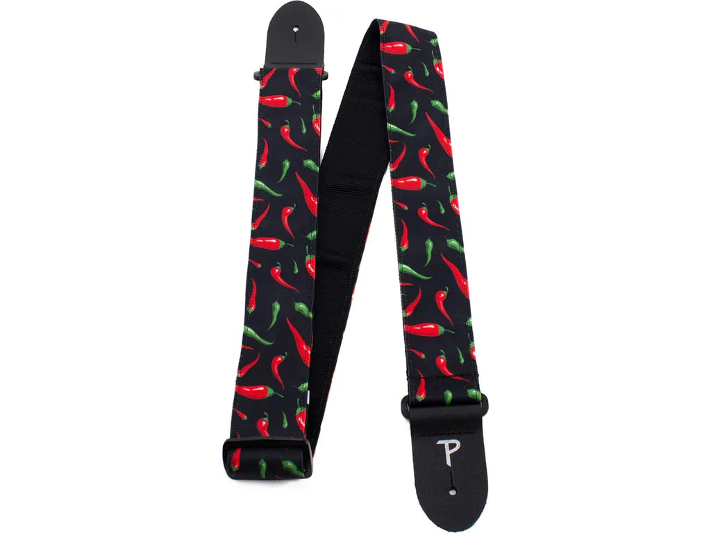 Perri's 2" Fabric Guitar Strap ~ Red Peppers