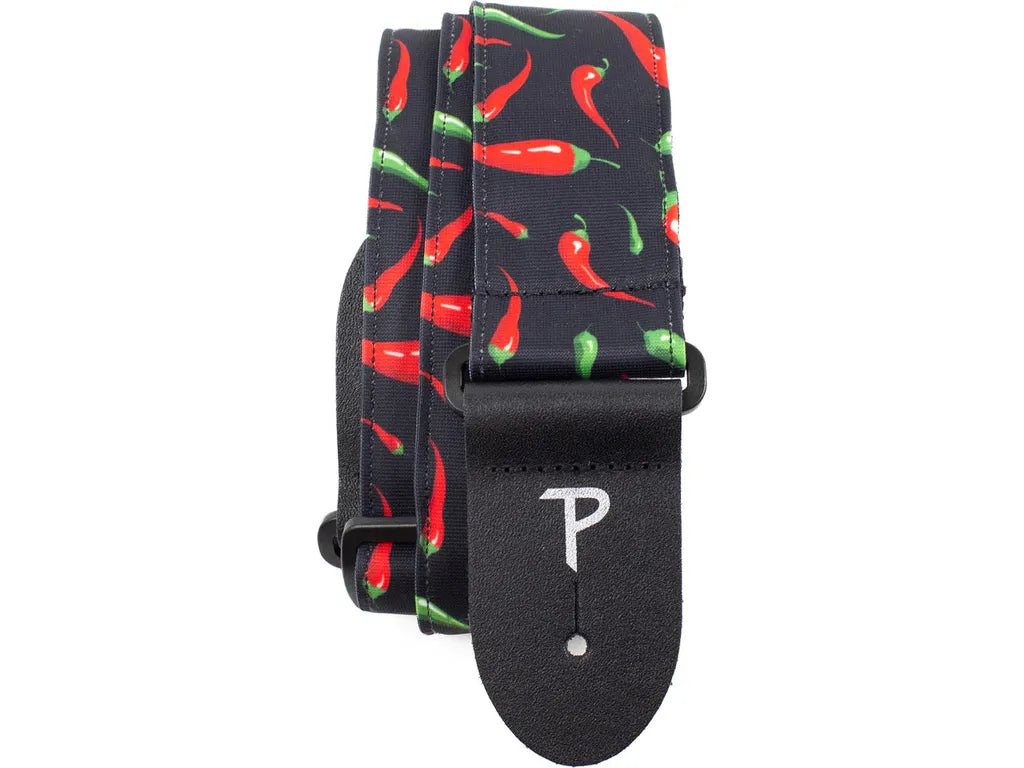 Perri's 2" Fabric Guitar Strap ~ Red Peppers