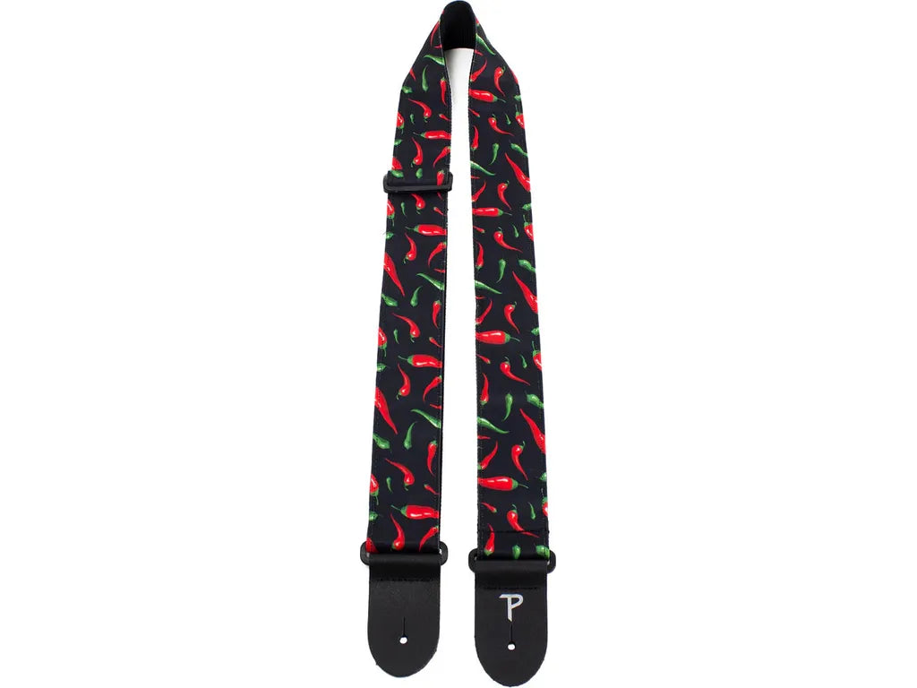 Perri's 2" Fabric Guitar Strap ~ Red Peppers