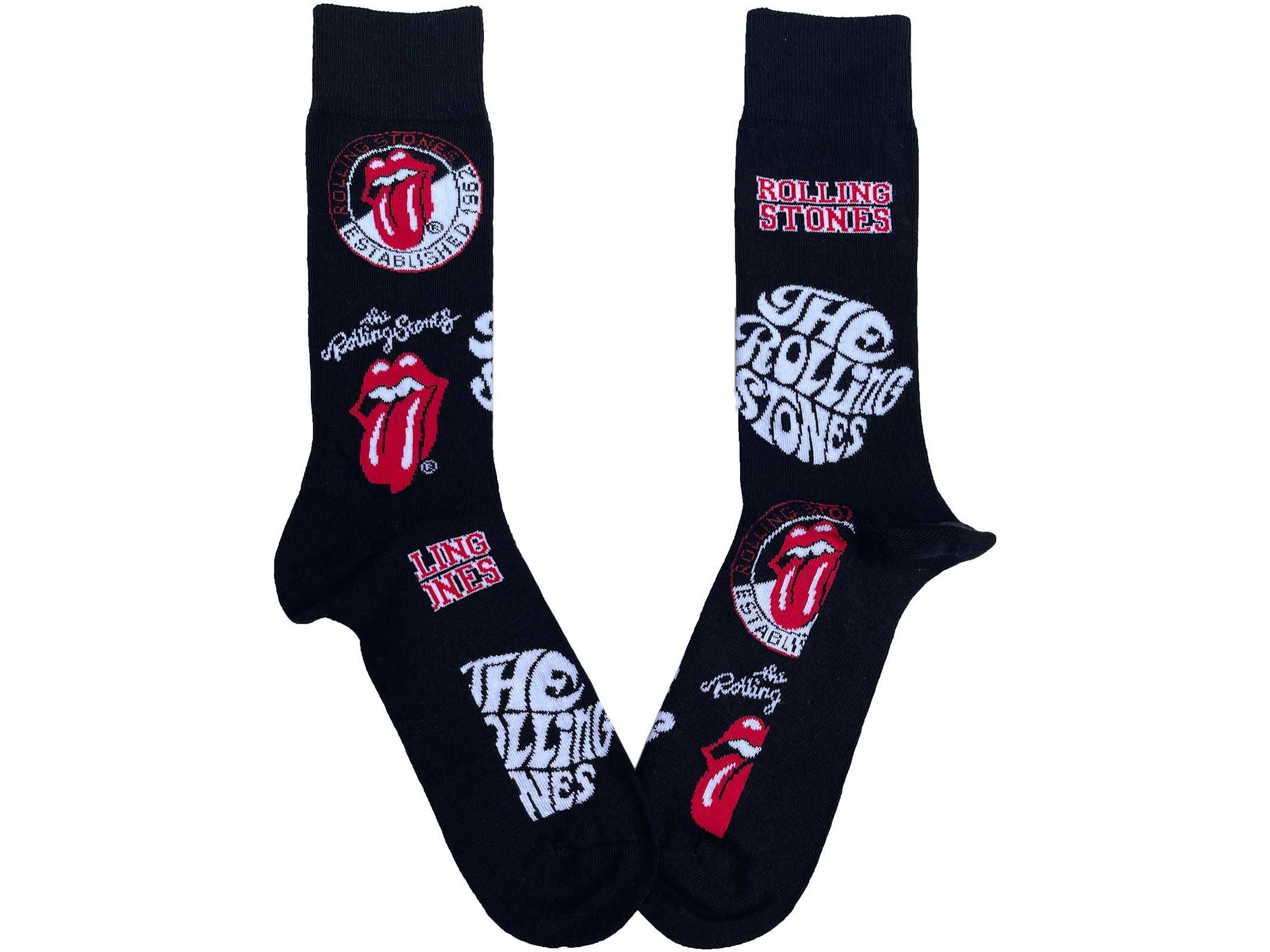 The Rolling Stones Unisex Ankle Socks: Logos (UK Size 7 - 11)