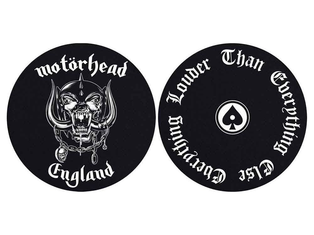 Motorhead Turntable Slipmat Set: England / Louder