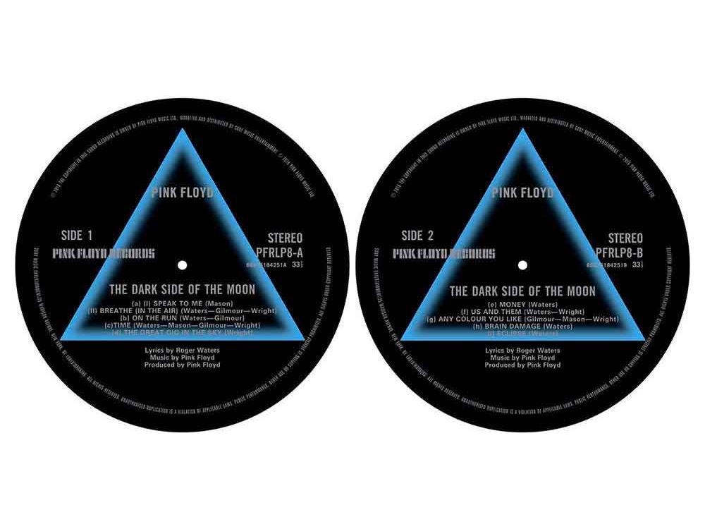 Pink Floyd Turntable Slipmat Set: Dark Side of The Moon