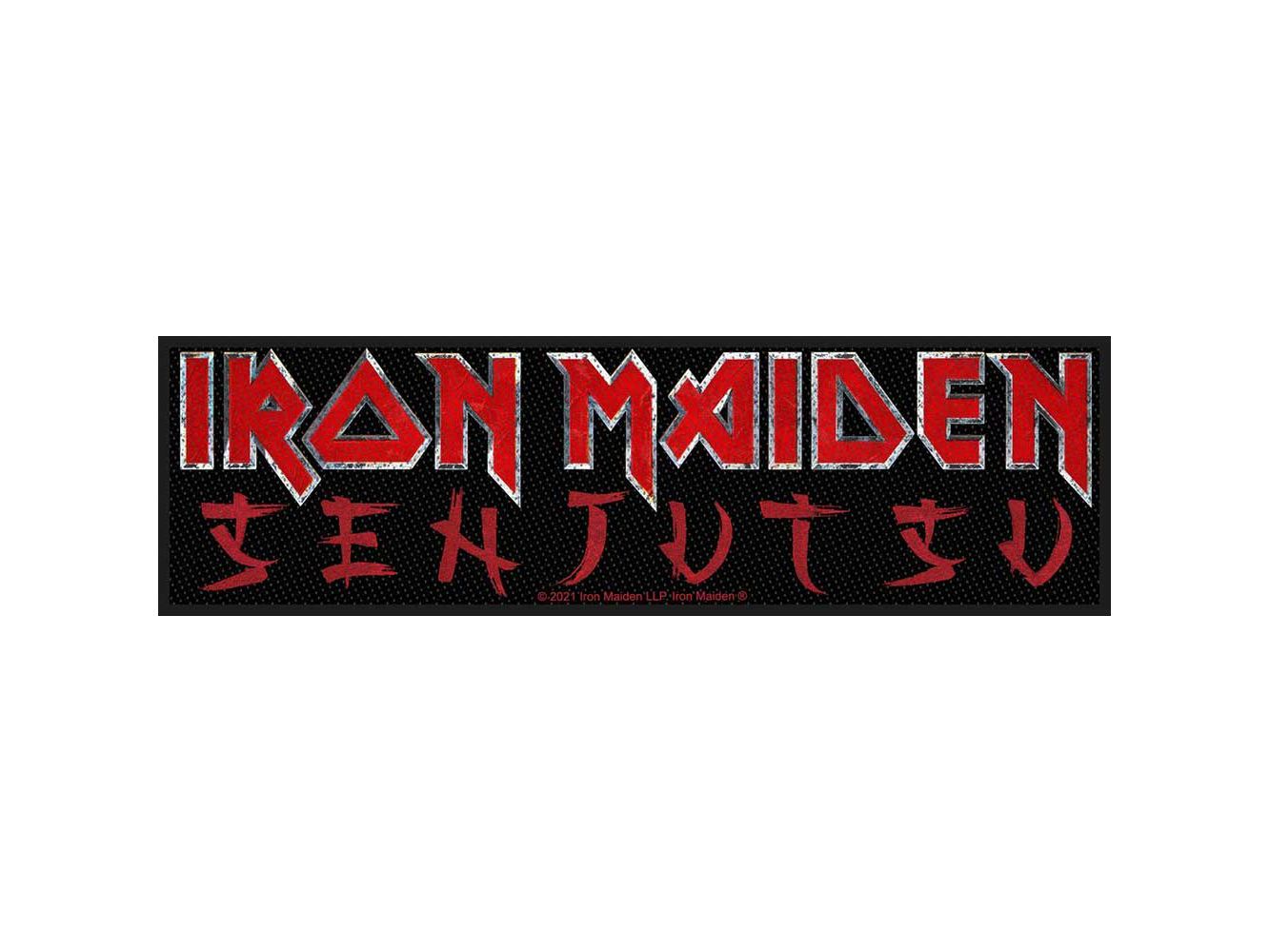 Iron Maiden Super Strip Patch: Senjutsu Logo