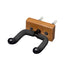 Stagg Wall-Mounted Guitar Holder with Rectangular Wooden Base