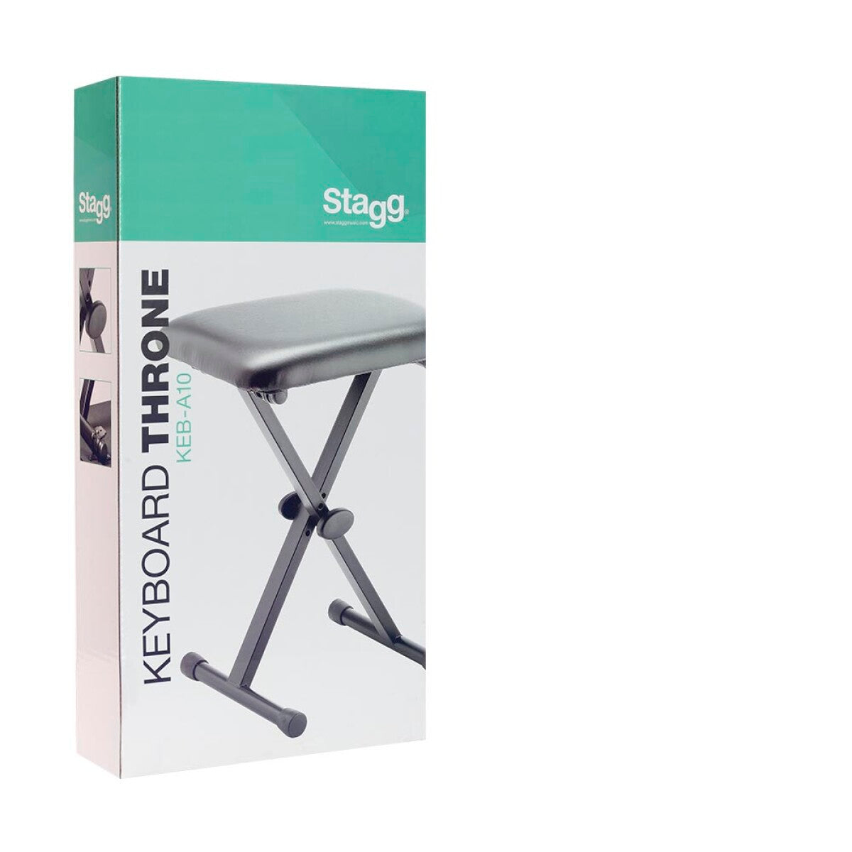 Stagg Keyboard Bench with X-Style Folding Legs