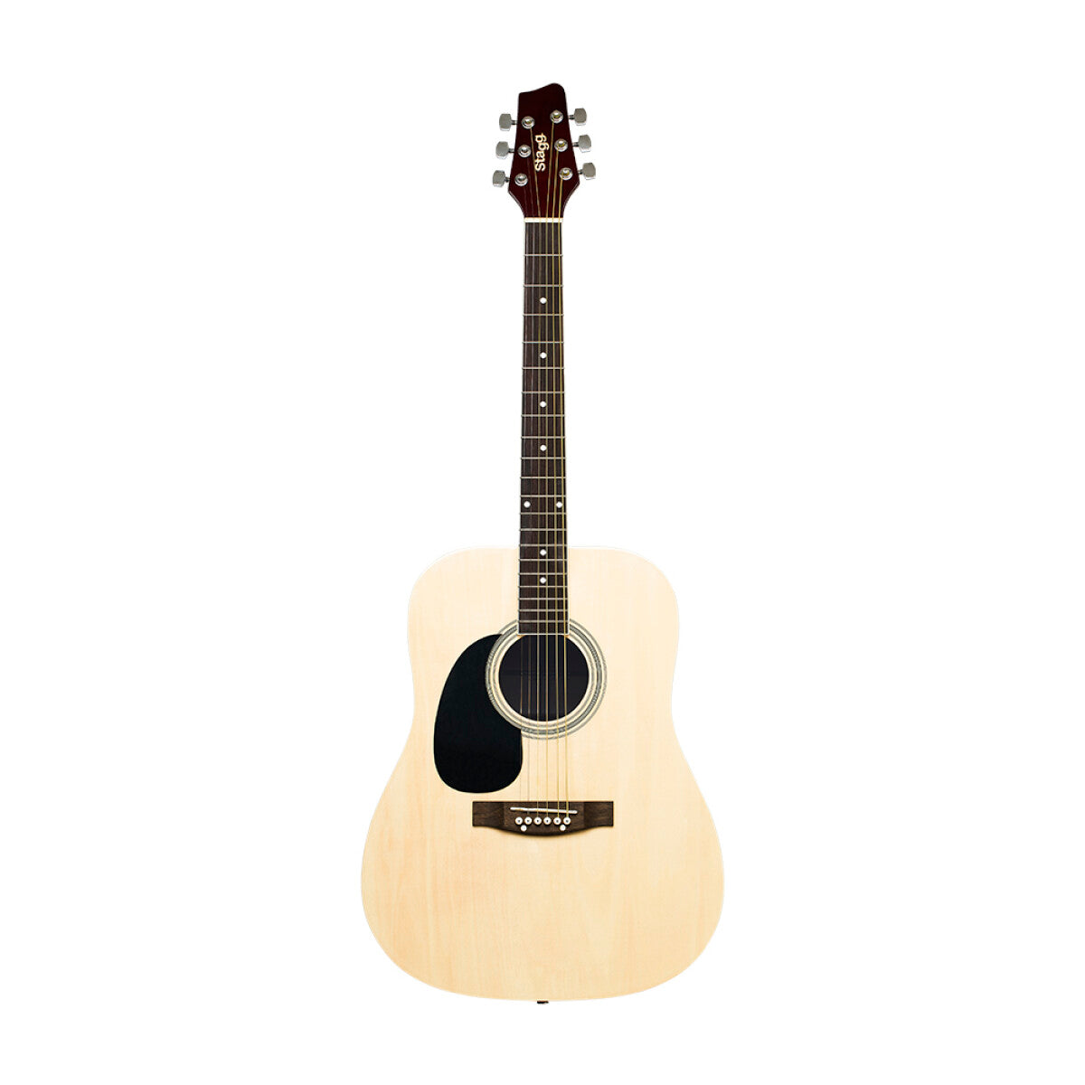 Stagg SA20D Acoustic Dreadnought 3/4 Size in Natural Left Handed
