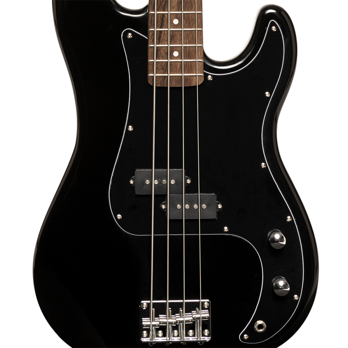 Stagg Standard "P" Electric Bass Guitar in Black