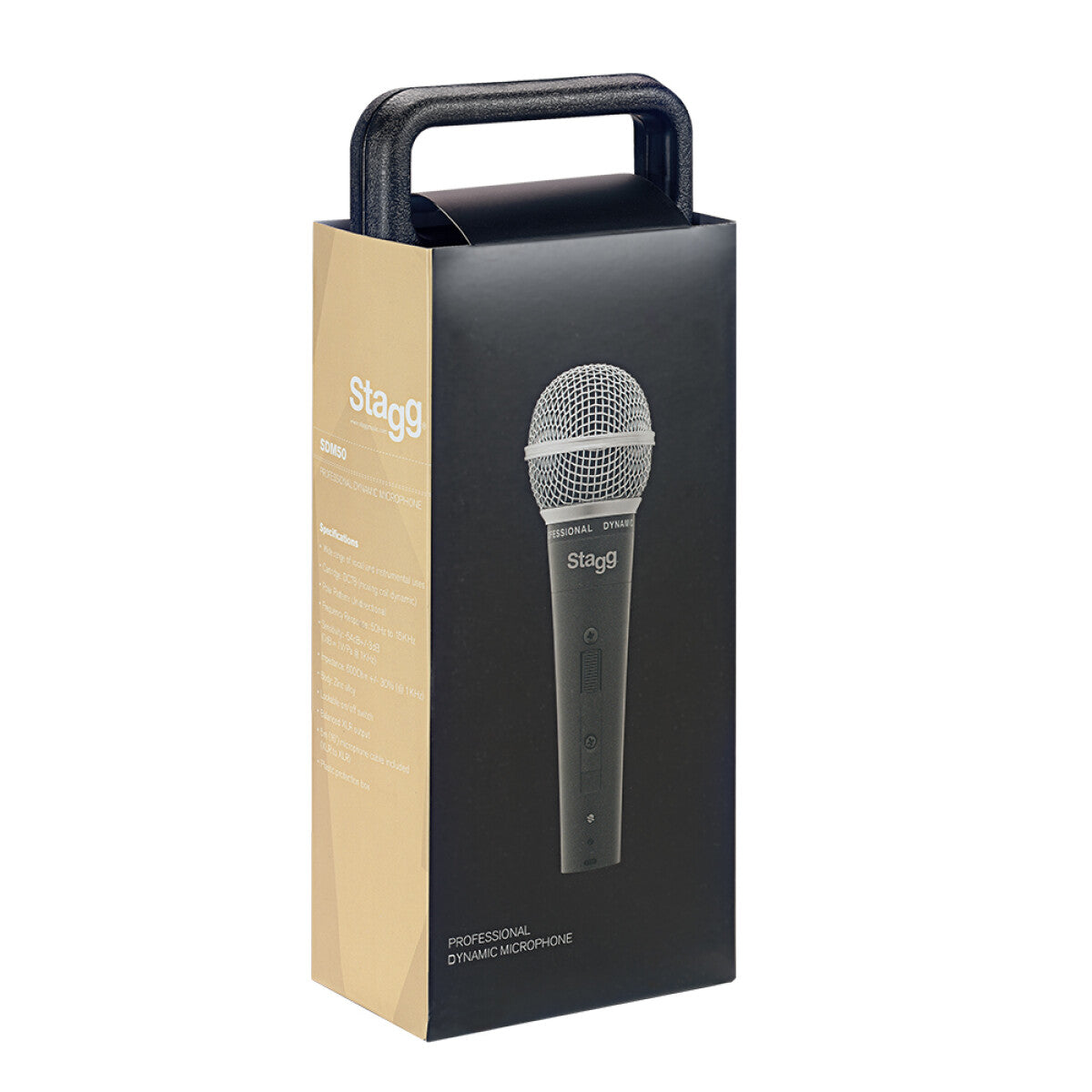 Stagg Professional Cardioid Dynamic Microphone in Black