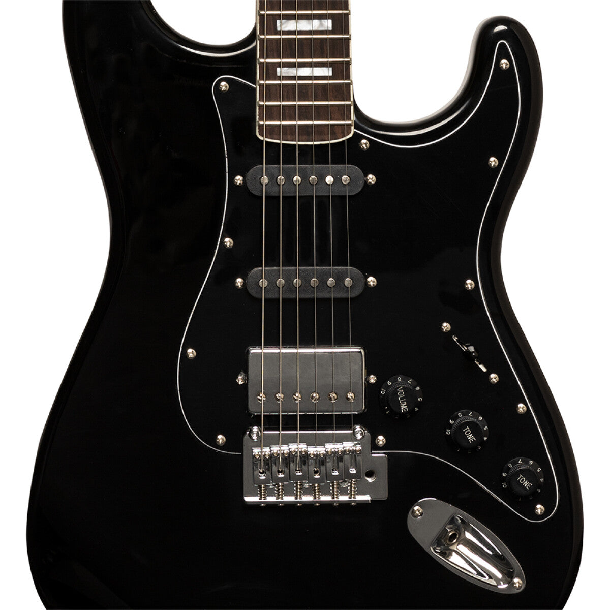 Stagg Electric Guitar Vintage Series 60 in Black