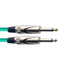 Stagg Instrument Cable Deluxe 3m/10ft in Green