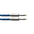 Stagg Instrument Cable Vintweed 3m/10ft in Blue