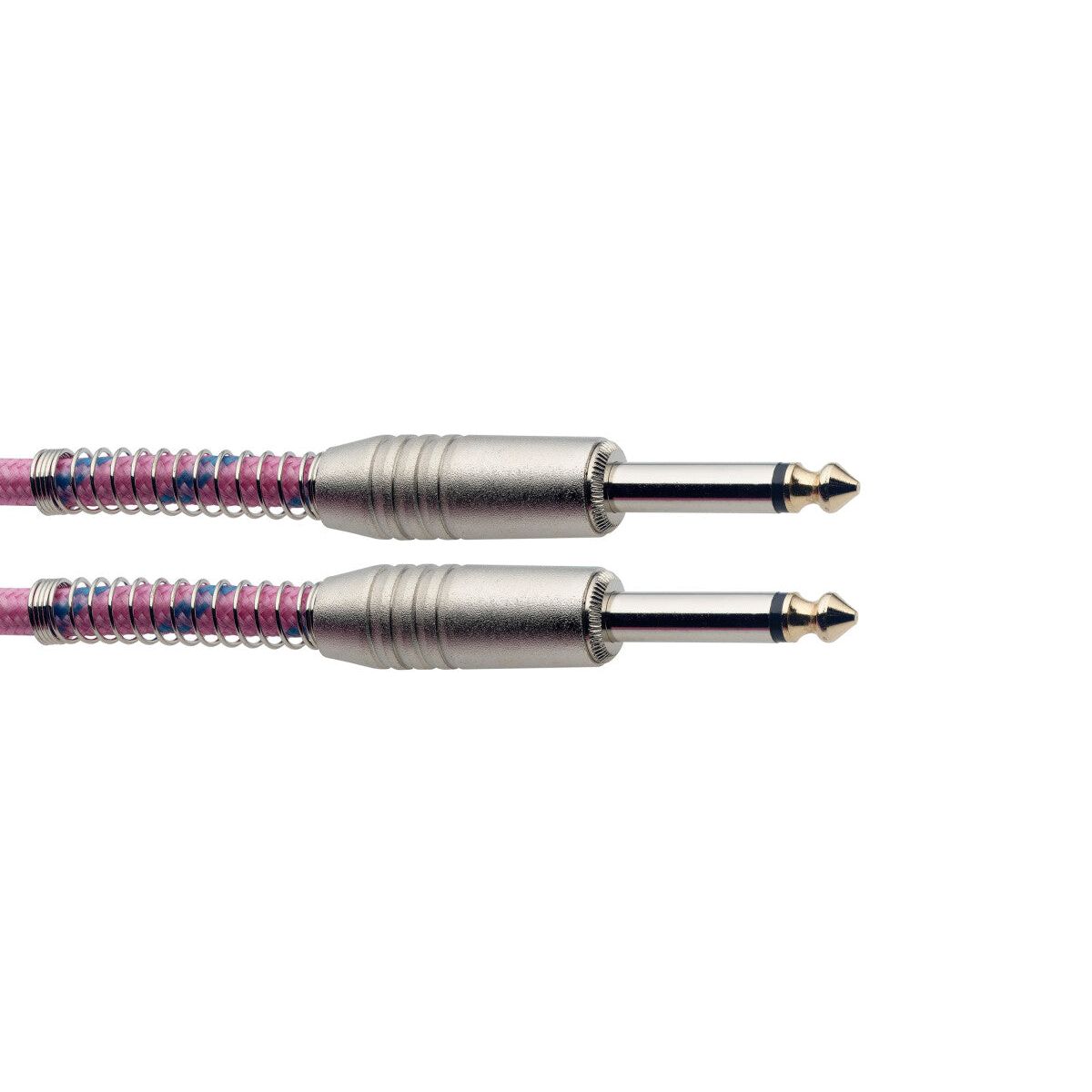 Stagg Instrument Cable Vintweed 3m/10ft in Pink