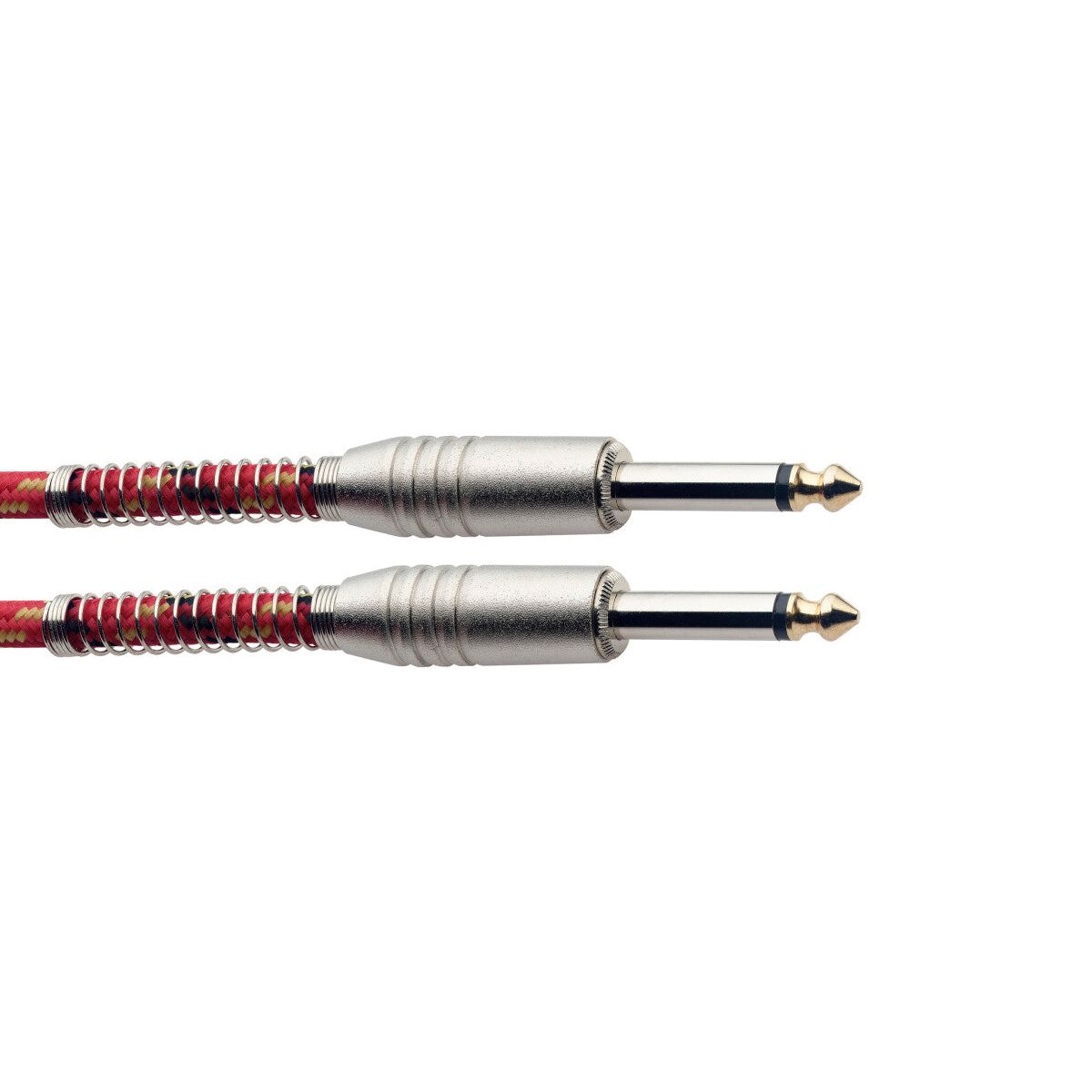 Stagg Instrument Cable Vintweed 3m/10ft in Red