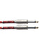 Stagg Instrument Cable Vintweed 3m/10ft in Red
