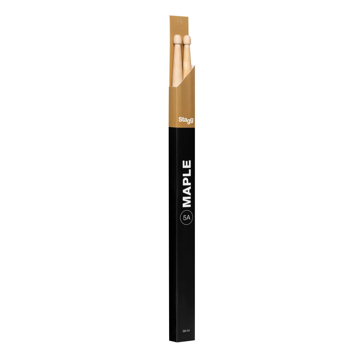 Stagg Pair of Maple Sticks 5A - Wooden Tip