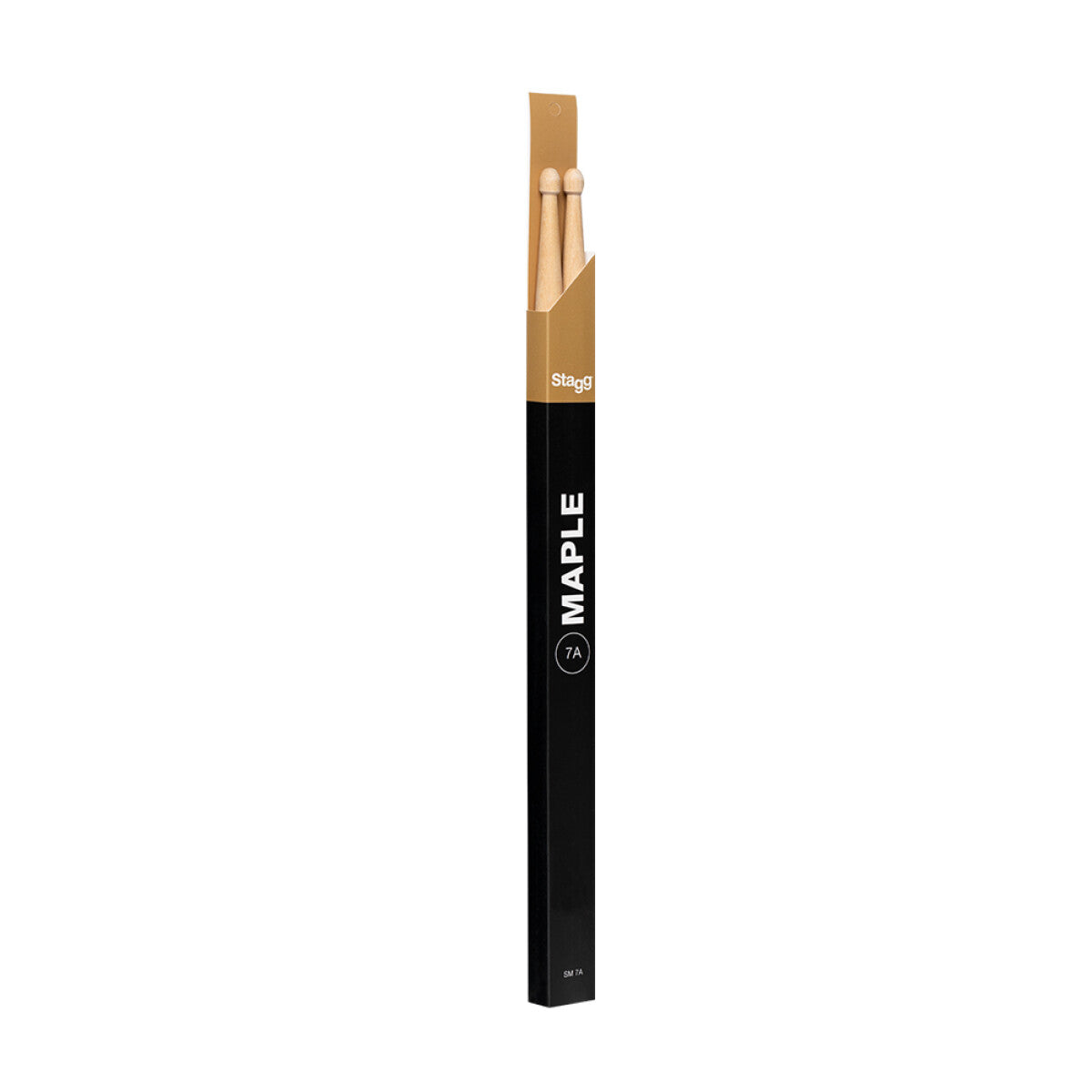 Stagg Pair of Maple Sticks 7A - Wooden Tip