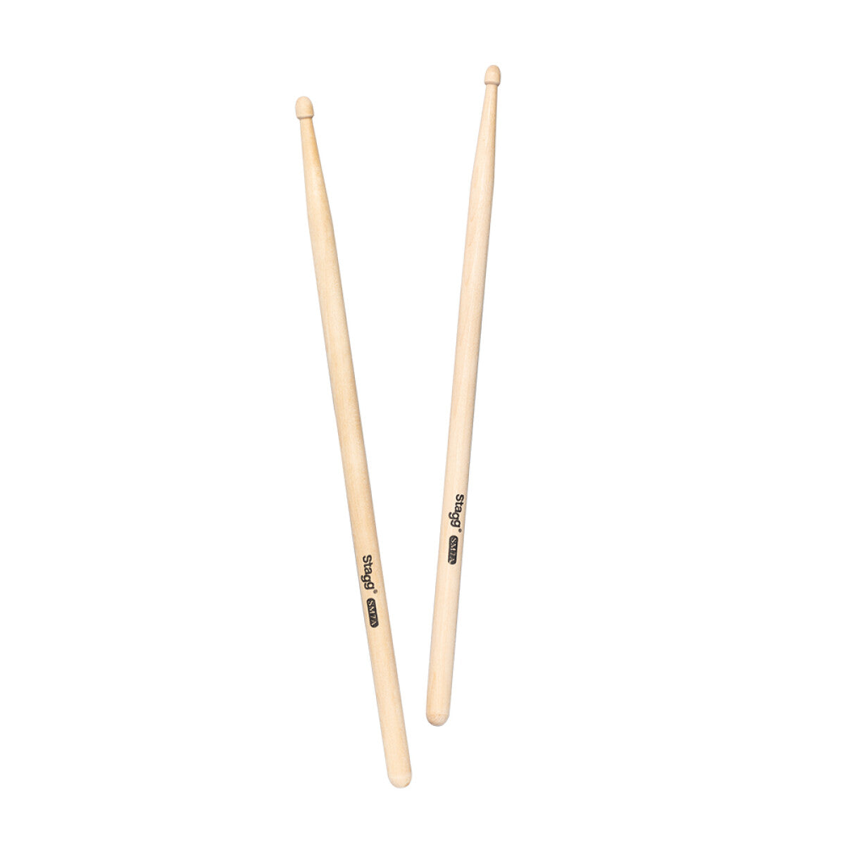 Stagg Pair of Maple Sticks 7A - Wooden Tip
