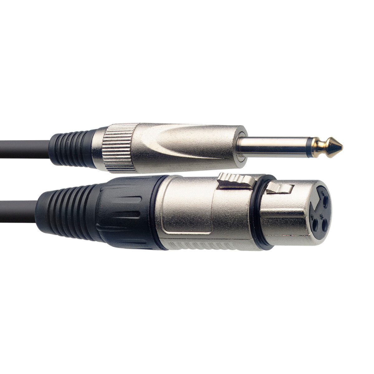 Stagg Microphone cable, XLR/jack (f/m), 6 m (20')