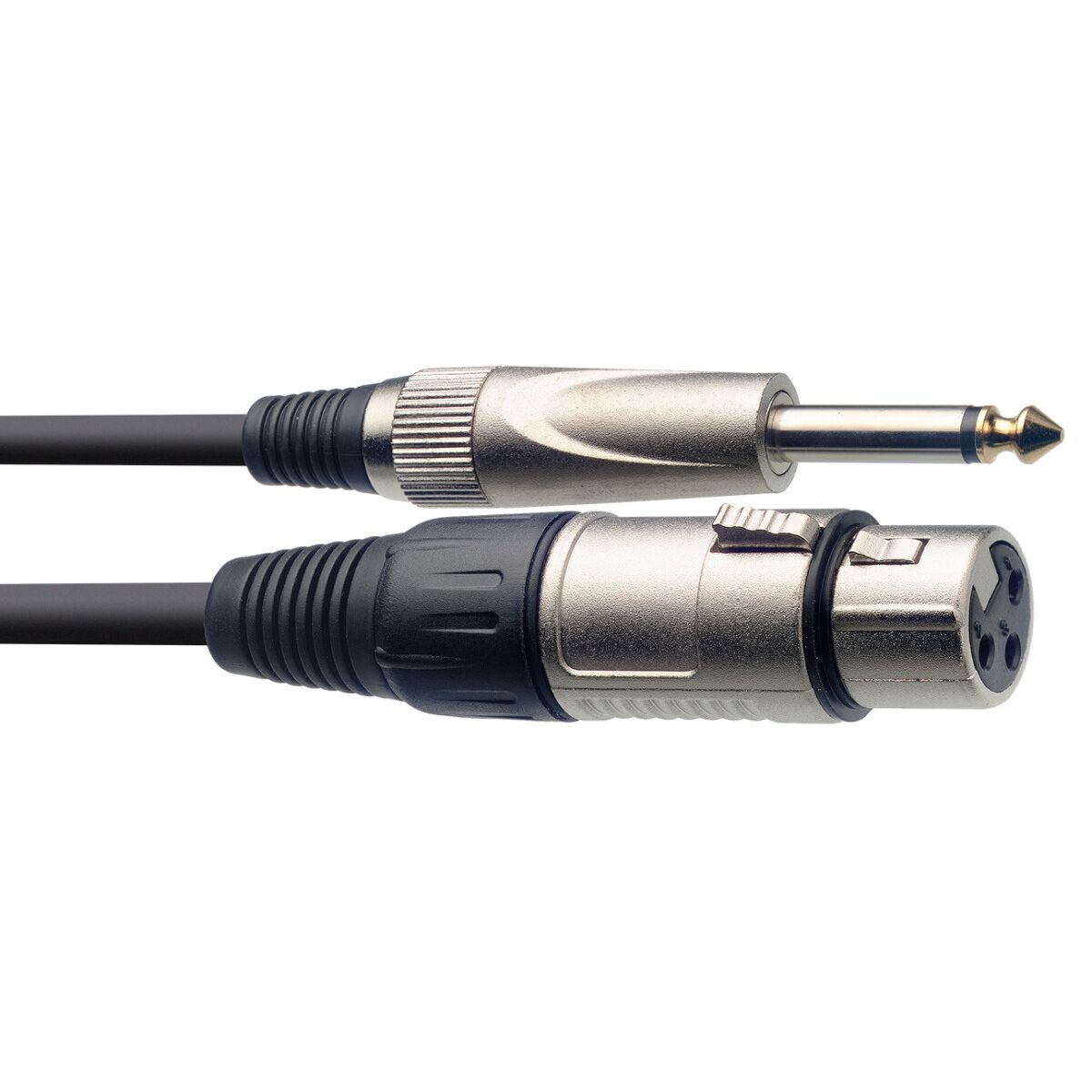 Stagg Microphone cable, XLR/jack (f/m), 6 m (20')