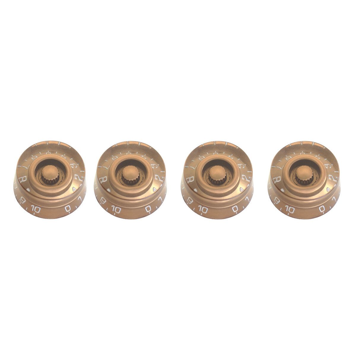 Stagg Control Knobs LP Style Volume and Tone Set in Gold