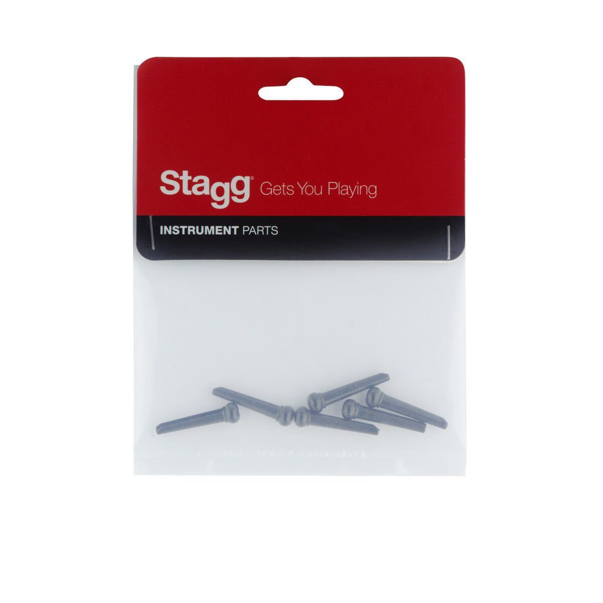 Stagg Bridge Pins for Acoustic Guitar Black Finish