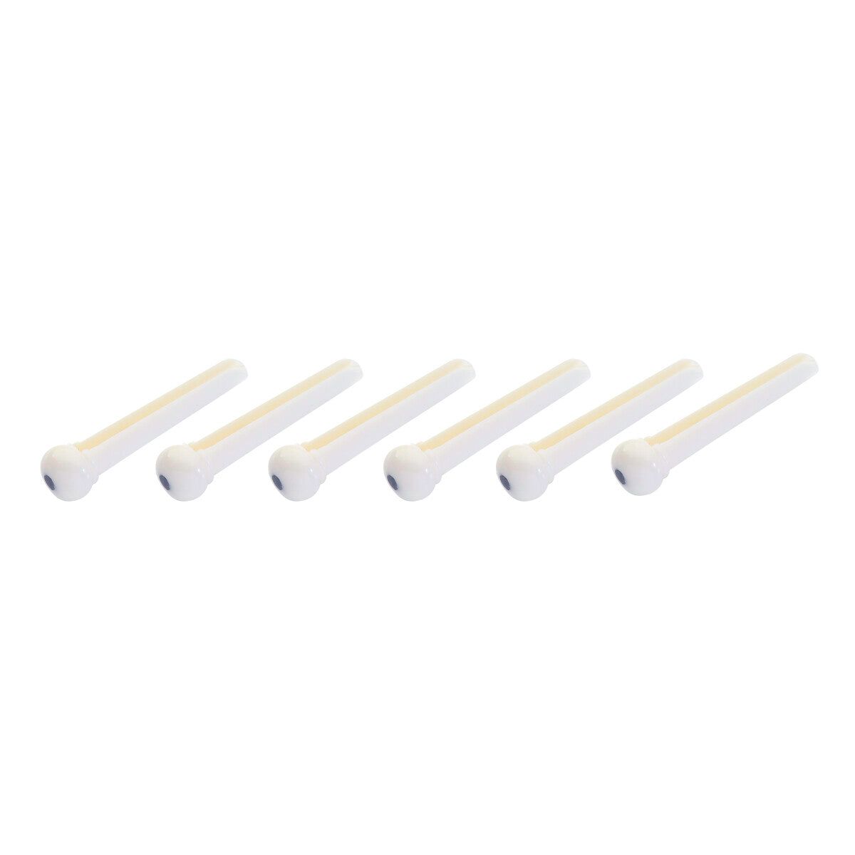 Stagg Bridge Pins for Acoustic Guitar White Finish