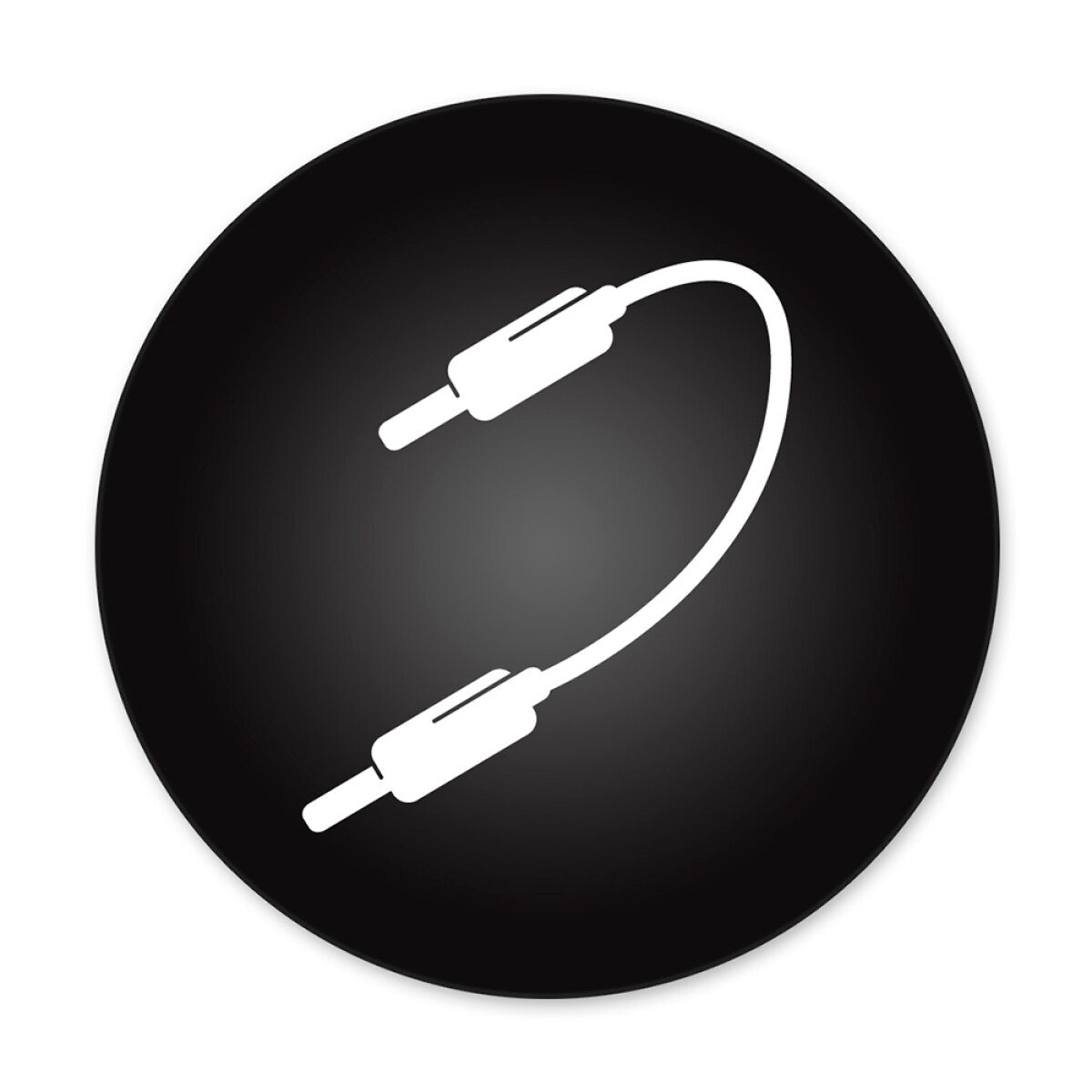 Stagg Mono Patch Cable, Jack/Jack (m/m, L-shaped), 30 cm (12"), Metal