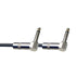 Stagg Mono patch cable, jack/jack (m/m, L-shaped), 90 cm (36"), metal