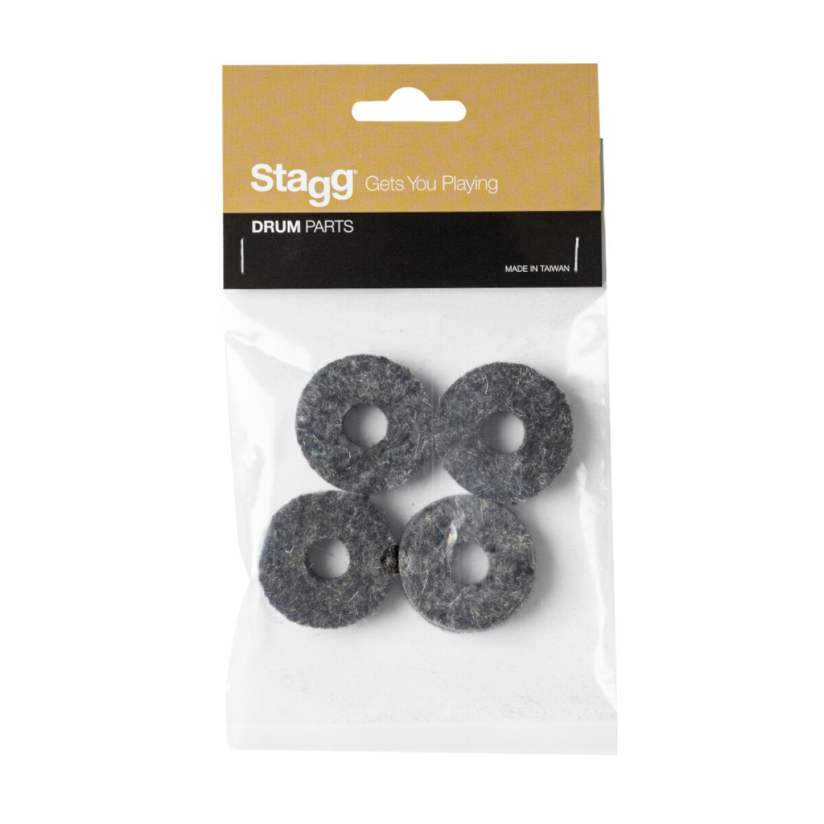 Stagg 4 x Felt Washers for Cymbal (10 mm)