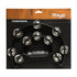 Stagg Cutaway Tambourine with 20 Jingles in Black