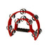 Stagg Cutaway Tambourine with 20 Jingles in Red