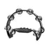 Stagg Cutaway Tambourine with 16 Jingles in Black