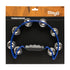 Stagg Cutaway Tambourine with 16 Jingles in Blue